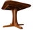 A stylish and very well-made Danish dining table in solid teak with unusually neat dimensions of only 90 × 90 cm. The...