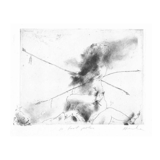 Dellas Henke 10 Foot Poles Etching For Sale