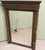 French Carved Oak Wall Mirror with Side Columns For Sale - Image 6 of 7
