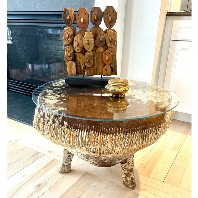 Mid 20th Century African Drum Table For Sale - Image 4 of 11
