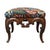 Rococo Carved Walnut Floral Needlepoint Footstool C1880 For Sale - Image 10 of 13
