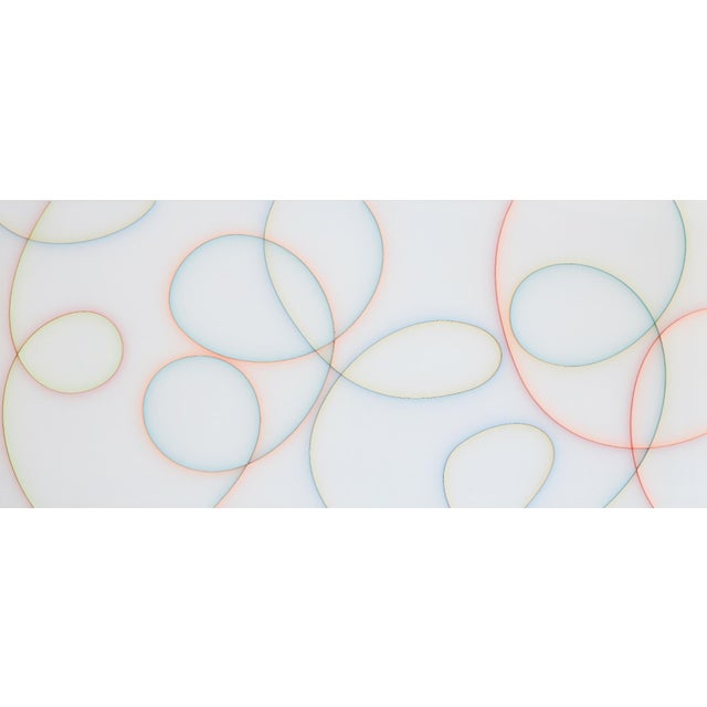Plastic Contemporary Abstract Cast Acrylic and Spray Paint "Harlequin" by Tom Henderson For Sale - Image 7 of 8