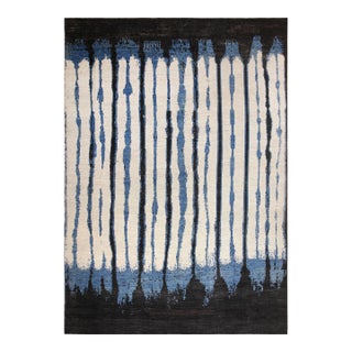 Large Abstract Contemporary Area Rug For Sale