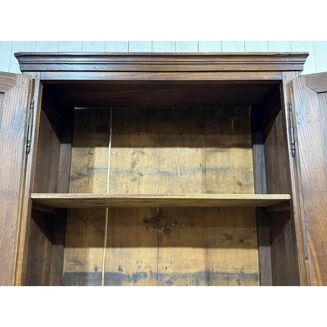 Antique Chestnut Four-Door Cabinet, 1800s For Sale - Image 11 of 15