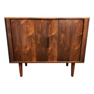 Vintage Danish Mid Century Modern Rosewood Cabinet by Kai Kristiansen For Sale