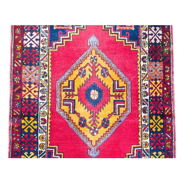 Textile Early 20th Century Anatolian Turkish Rug For Sale - Image 7 of 16