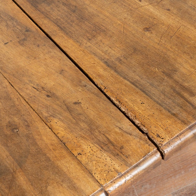 20th Century Hungarian Rustic Square Coffee Table With Vice Base For Sale - Image 11 of 15