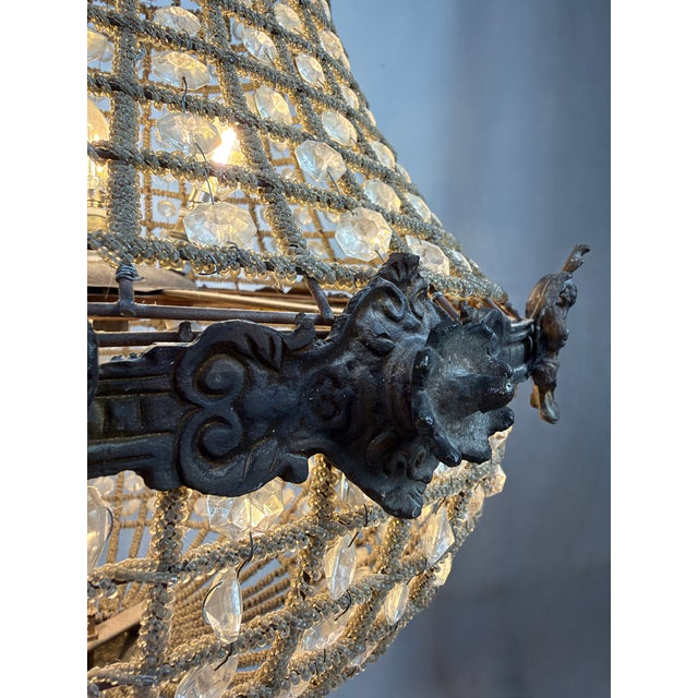 2000 - 2009 Crystal Chandelier from Casa Padrino, 2000s For Sale - Image 5 of 9