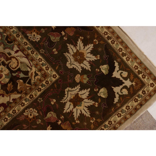 1990s Antique Shahrestan Style Rug in Rich Colors & Floral Patterns, From Rug & Kilim For Sale In New York - Image 6 of 9