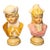 Set of 2 Late 19th Century German Victorian Thuringia Porcelain Young Boy and Girl Miniature Bust Figurines For Sale