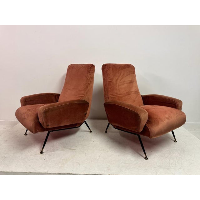 Italian Armchairs, 1960s, Set of 2 For Sale - Image 11 of 17