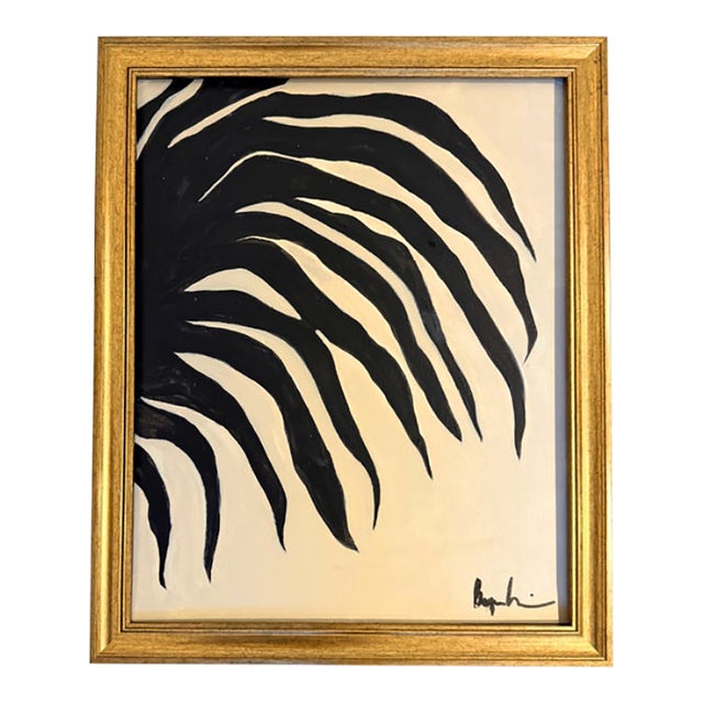 Contemporary Abstract Palm Tree by Bryan Boomershine Framed For Sale