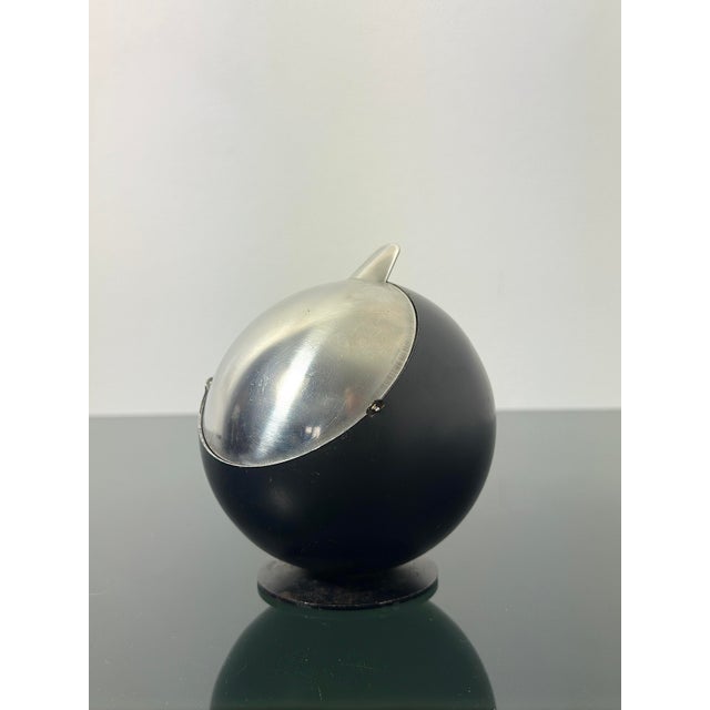 Black Smokny Ashtray by Marianne Brandt for F.W. Quist, Germany, 1970s For Sale - Image 8 of 8