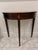 Late 20th Century Baker Furniture Mahogany Inlaid Federal Style Demilune Table For Sale - Image 5 of 8