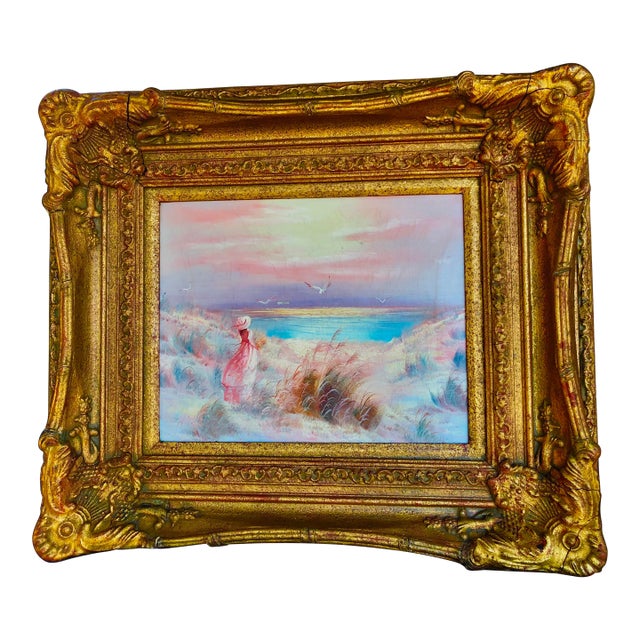 17th Century 10424 Louis XV Art Frame Gold Gilt Later Period Artwork Heavy Solid Carved Wood Artwork Frame For Sale