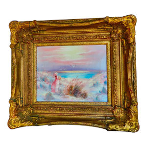 17th Century 10424 Louis XV Art Frame Gold Gilt Later Period Artwork Heavy Solid Carved Wood Artwork Frame