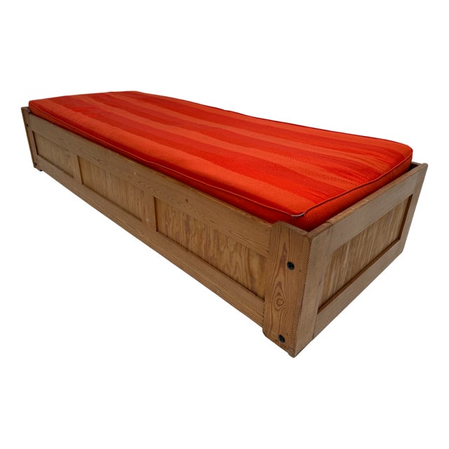 Swedish Pine Daybed with Storage by Yngve Ekström, 1970s For Sale