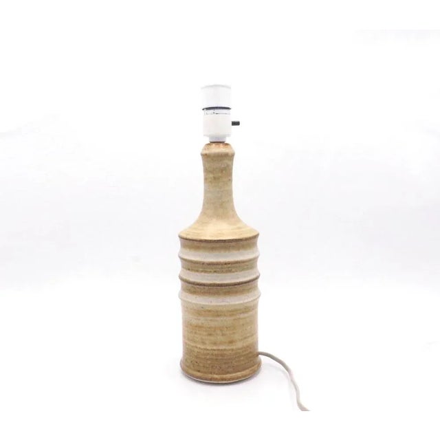 Ceramic Vintage Ceramic Ecru Table Lamp Base from Søholm, 1960s For Sale - Image 7 of 7