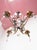 Antique French Chandelier in Iron, Green and Gold Crystals, 1900 For Sale - Image 5 of 10
