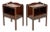 George III Style Mahogany Side Tables, Pair For Sale