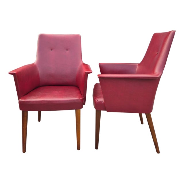 Mid-Century Modern Italian Chairs by Anonima Castelli, 1950s, Set of 2 For Sale