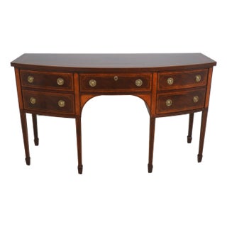 Baker Historic Charleston Inlaid Mahogany Sideboard For Sale