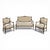 Louis XVI Style Living Room Set with Escutcheon Backrests, 19th Century, Set of 3 For Sale - Image 18 of 18