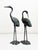 1970s Bronze Verdigris Cranes - A Pair For Sale - Image 12 of 13