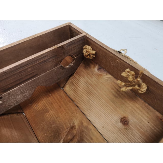 Wooden Wine Box, 1960s For Sale - Image 9 of 13