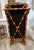 Vintage Chinoiserie Faux Bamboo & Tessellated Horn Tray Top Coffee Table For Sale - Image 13 of 17