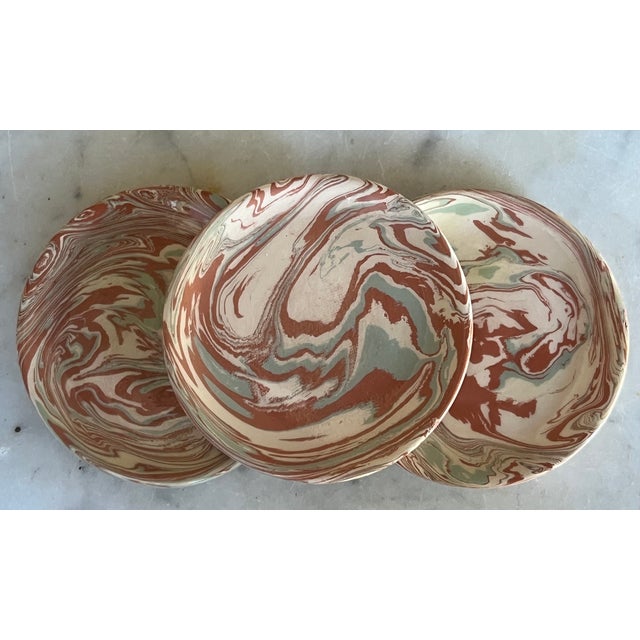 Modern Hand Made French Artisanal Pottery Catchall / Coaster For Sale - Image 3 of 6