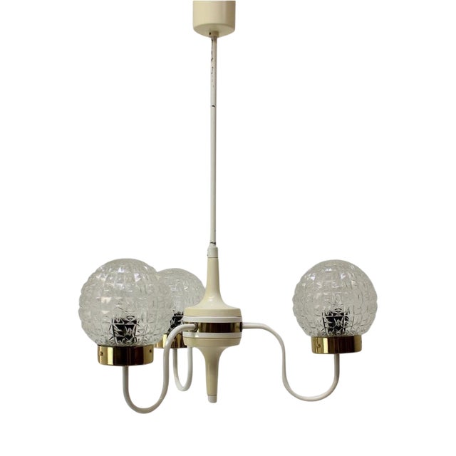 Mid-Century Chandelier by Instala Jilove U Decina, 1960s For Sale