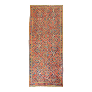 Rustic Gallery Size Antique Beshir Carpet