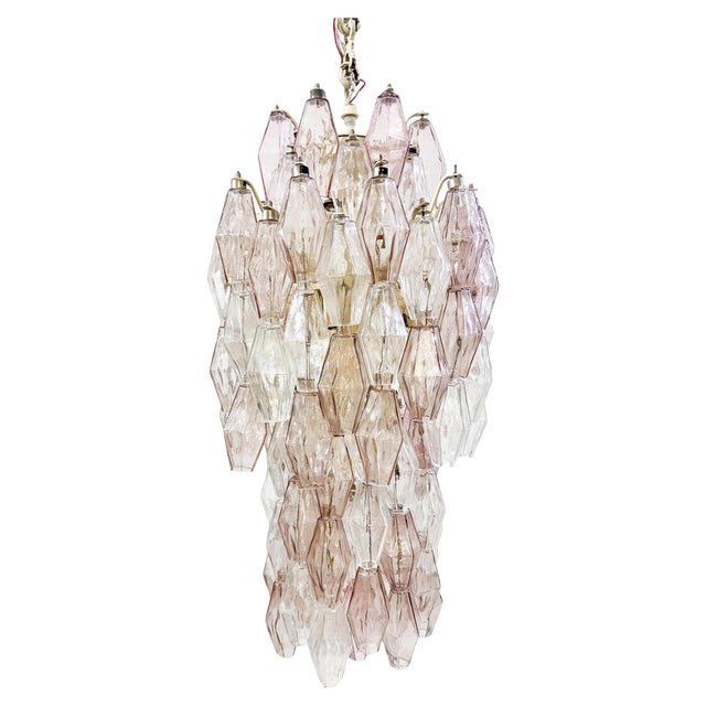 Mid-Century Modern Murano Glass Chandelier by Carlo Scarpa for Venini, 1960 For Sale