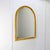 Wood Vintage Arched Bamboo & Rattan Wall Mirror, 1970s For Sale - Image 7 of 11