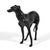 Metal Bronze Whippet or Greyhound Dog Sculpture For Sale - Image 7 of 12