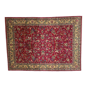 Vintage Persian Tabriz Rug, 9'8" X 13'4"