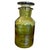 Set of 3 Vintage Olive Green Toned Glass Apothecary Bottles With Glass Stoppers and Pharmacy Labels. For Sale In Seattle - Image 6 of 9