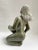 Large Mid-Century Modern very heavy green marble female nude sculpture. Circa, 1970s. The piece is unsigned. Originally...