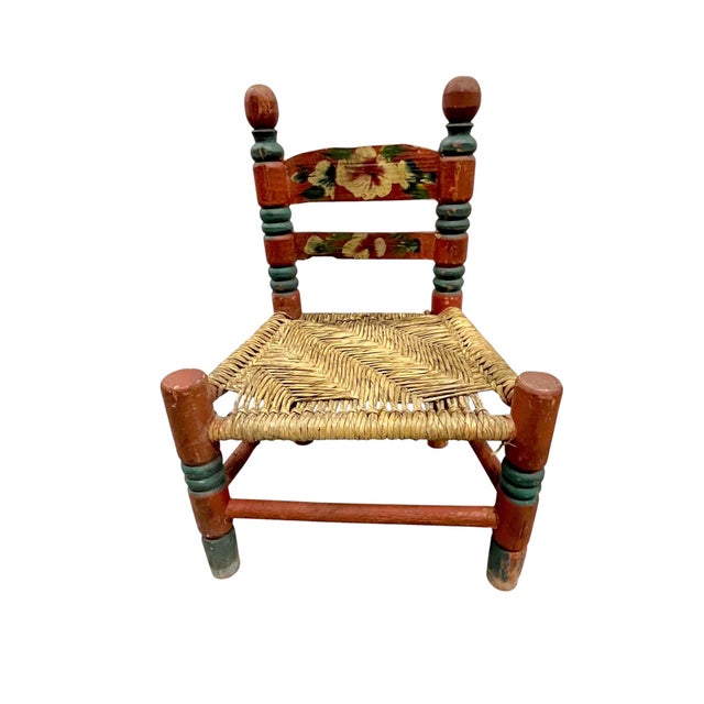 Bring warmth and character to a bookshelf, nursery, or curated folk art collection with this charming set of 2 vintage...