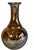 Art Glass Abstract Iridescent Tortoise Shell Vases- Set of Two For Sale - Image 10 of 18