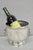 Vintage Poole English Regency Style Silver Plated Lion Head Champagne Chiller Bar Ice Bucket. Circa Mid 20th Century....