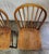 19th C American Farmhouse Windsor Hoop Back Side Chairs - a Pair For Sale In Raleigh - Image 6 of 9