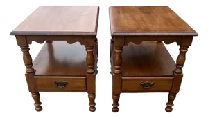 1960s Tell City End Tables - a Pair