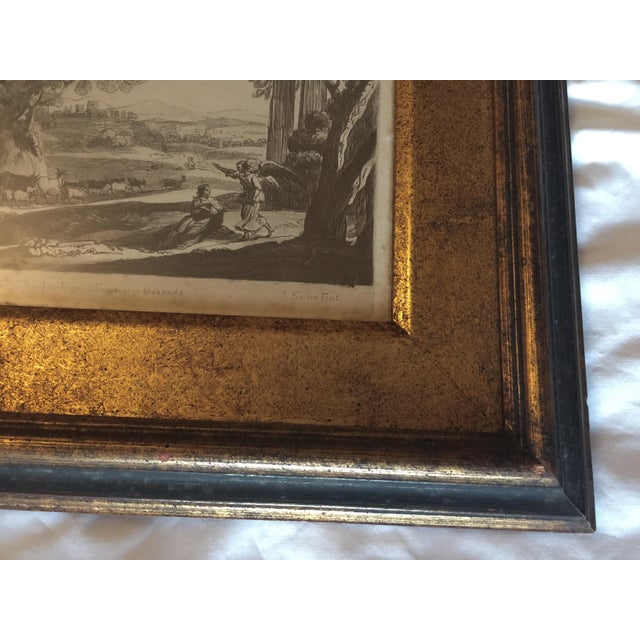 Vintage MidCentury Art Lore Pastoral Etching Prints A Pair Chairish