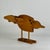 Vintage American Folk Art Articulated Bird Sculpture in Blond Brown Wood For Sale - Image 4 of 10