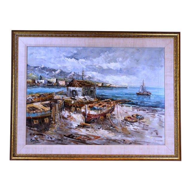 Pasargad DC Original Oil on Canvas Painting For Sale