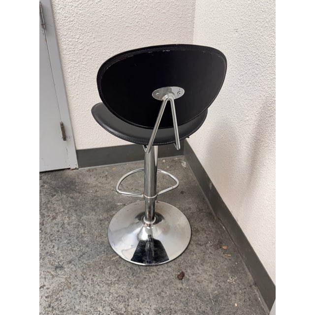 Late 20th Century Contemporary Adjustable Swivel Stool For Sale - Image 5 of 12