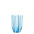 Elegant tumblers characterized by white glass paste bands applied to bright colors making them similar but always unique....