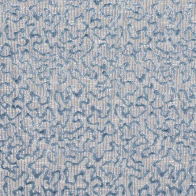 Modern Schumacher Janis Velvet Fabric in Moonstone For Sale - Image 3 of 4